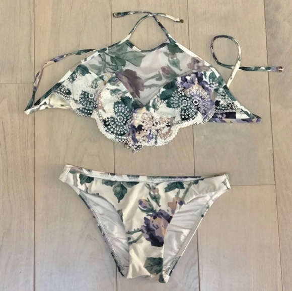 Zimmerman Lucia embroidered mesh bikini - Picture 4 of 5
